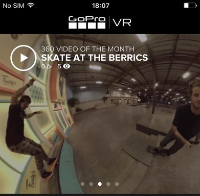 virtual reality app for iphone, GoPro