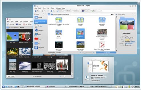 KDE plasma, Linux desktop
