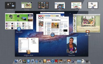 Mac OS Lion Mission Control