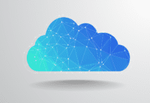 An abstract image of cloud computing.