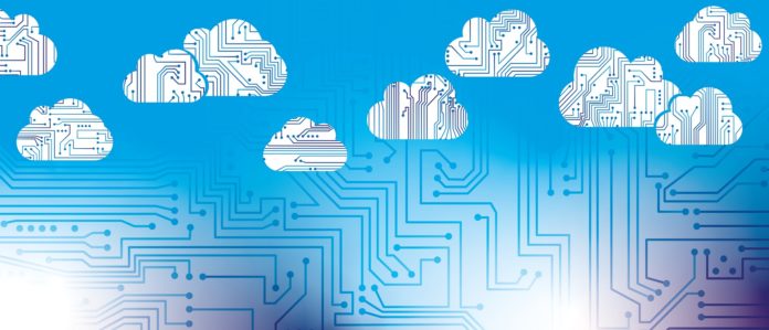 A network of hybrid cloud, multicloud architecture.